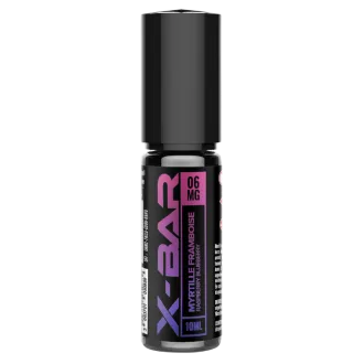 E-liquide 10ml Framboise Myrtille - X-Bar