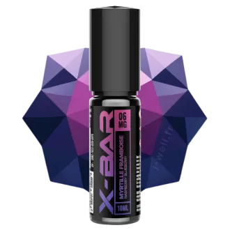 E-liquide 10ml Framboise Myrtille - X-Bar