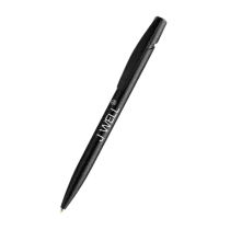 Stylo J WELL à bille rétractable noir – pointe ronde et encre noire | J WELL