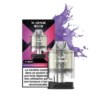 Pod X-One Pro 15K – Myrtille Framboise Cerise | X-Bar