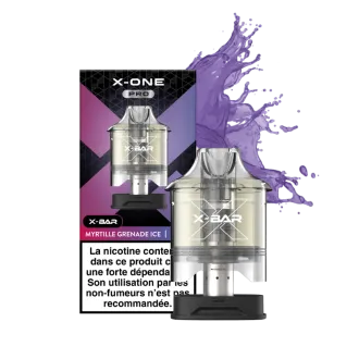 Pod X-One Pro 15K – Myrtille Grenade Ice  | X-Bar