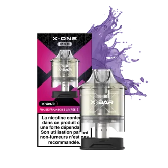 Pod X-One Pro 15K – Fraise Framboise Givrée  | X-Bar