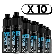 Pack X10 Booster Fresh 10ml en 20mg/ml - X-Bar