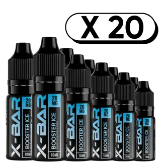 Pack X20 Booster Fresh 10ml en 20mg/ml - X-Bar