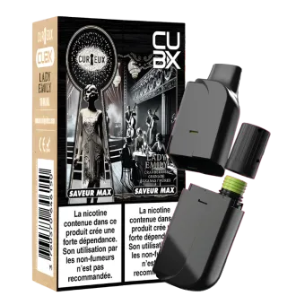 Pod recharge 11ml Lady Emily Saveur Max – Curieux – CUB-X