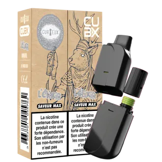 Pod recharge 11ml Élixir Saveur Max – Curieux – CUB-X