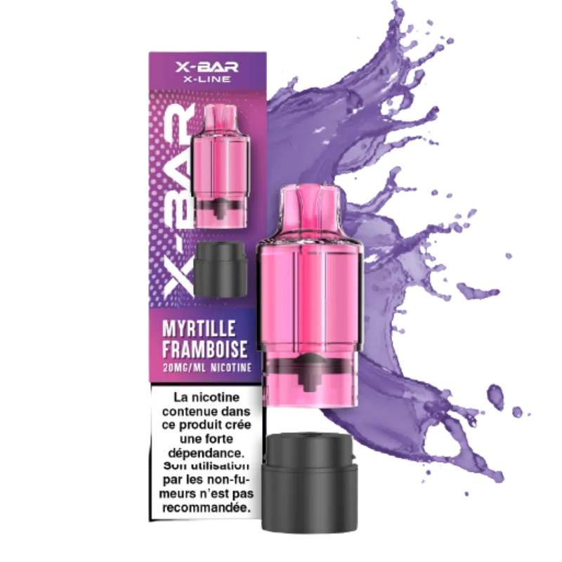 Pod X-Line Pro 15K – Myrtille Framboise | X-Bar