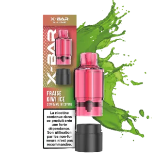 Pod X-Line Pro 15K – Fraise Kiwi | X-Bar