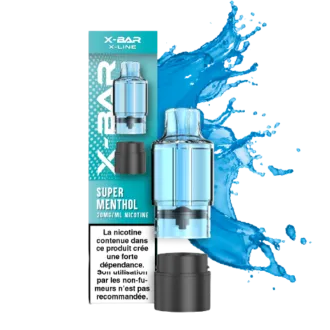Pod X-Line Pro 15K – Super Menthol | X-Bar