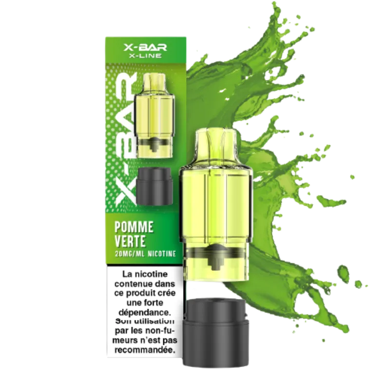 Pod X-Line Pro 15K – Pomme Verte | X-Bar