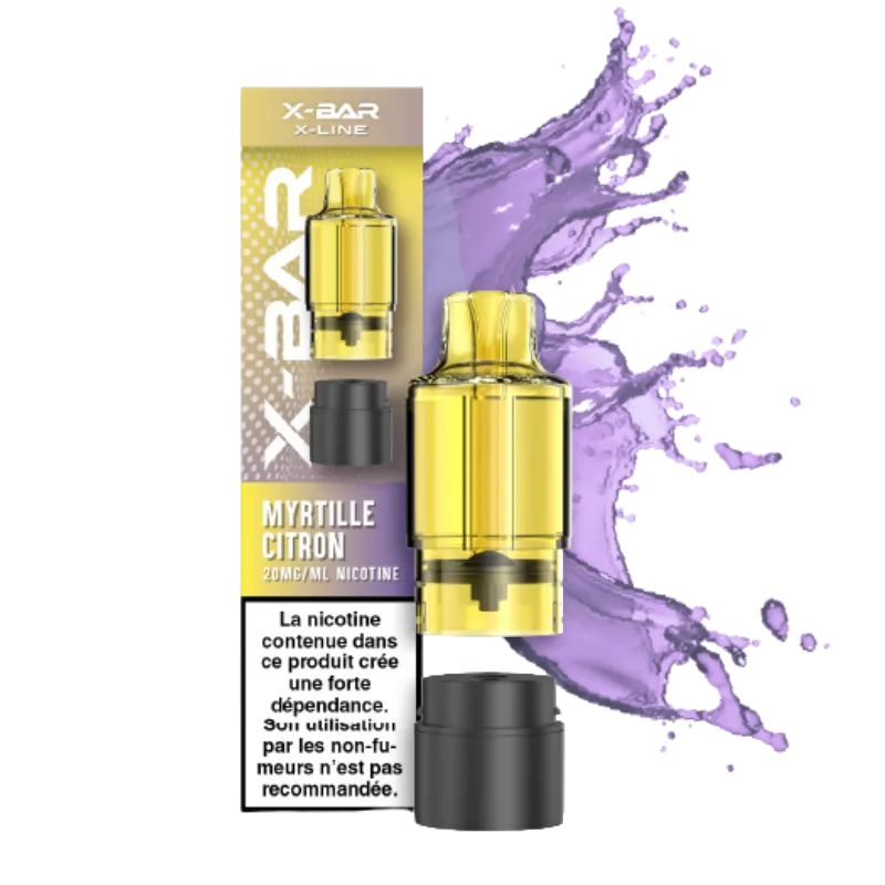 Pod X-Line Pro 15K – Myrtille Citron | X-Bar