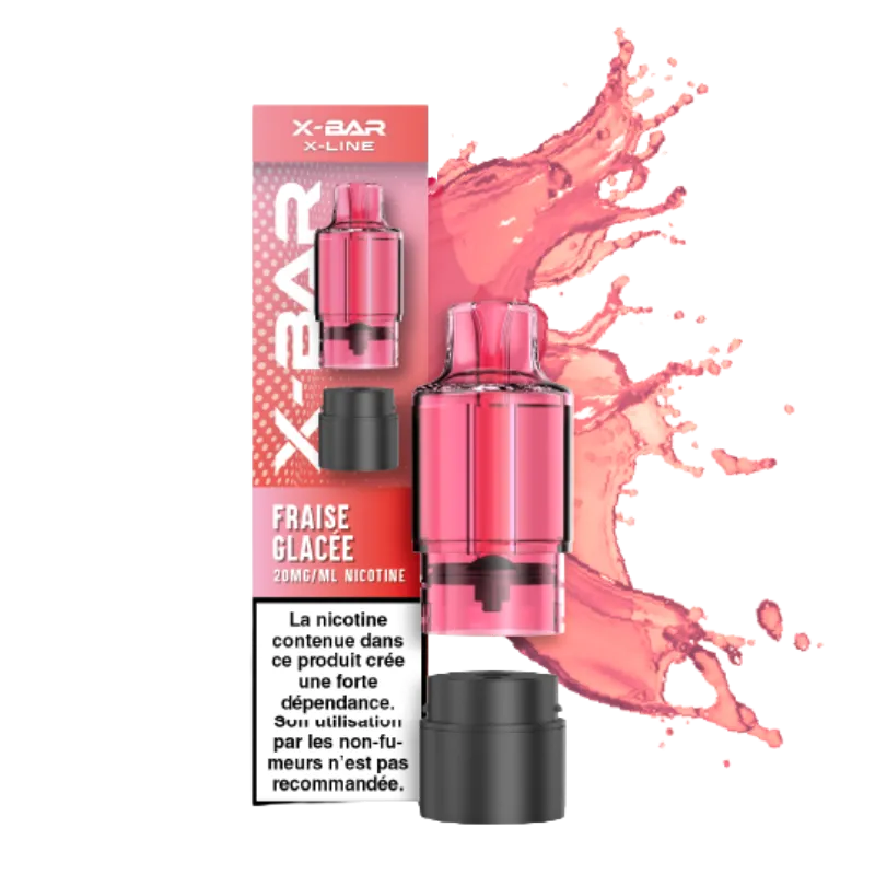 Pod X-Line Pro 15K – Fraise Glacée | X-Bar