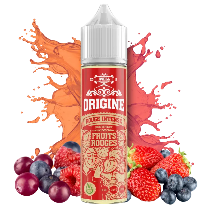 E-Liquide 50ml Rouge Intense - J WELL