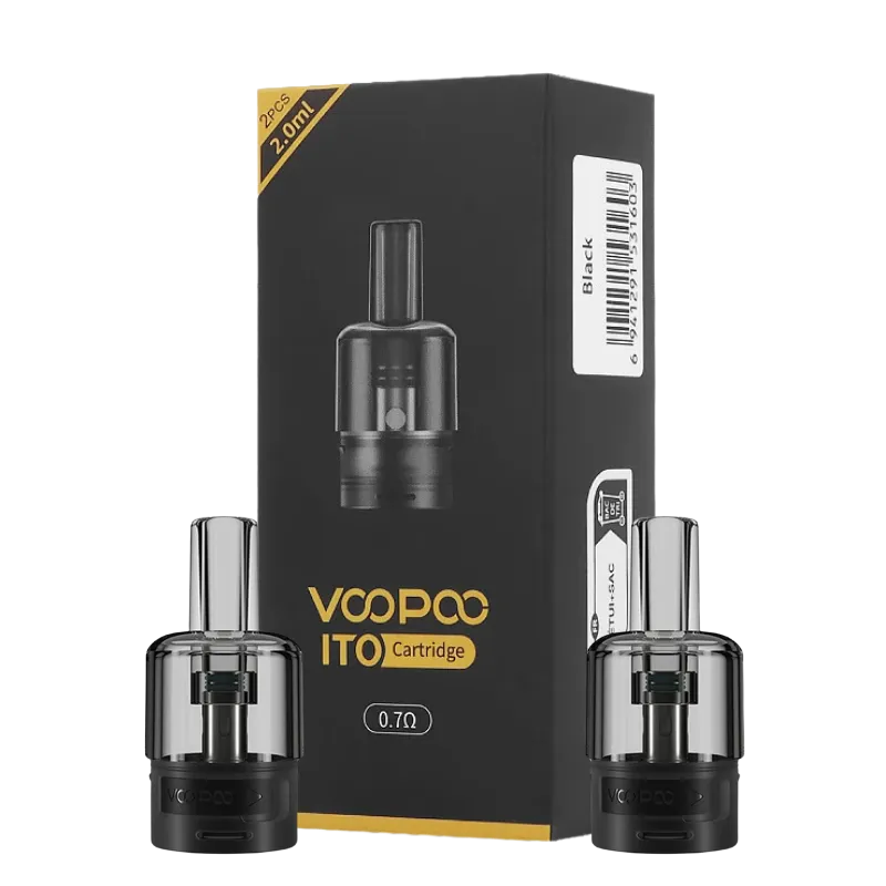 Cartouches ITO 2ml - Résistance intégrée  (X2) - Voopoo