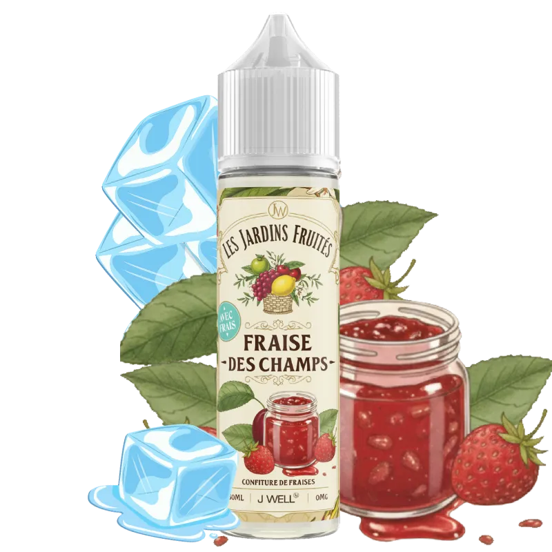 E-Liquide 50ml Fraise des Champs  - J WELL