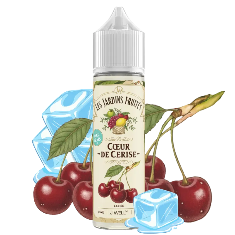 E-Liquide 50ml Cœur de Cerise  - J WELL