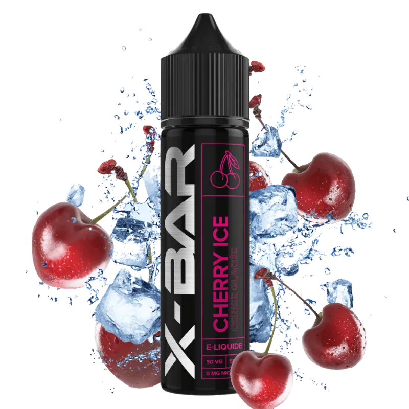 E-Liquide 50ml Cherry Ice - X-Bar