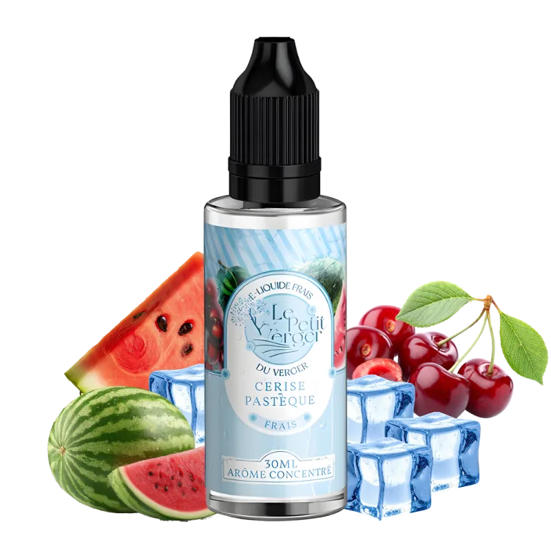 Arôme concentré 30ml Cerise Pastèque Frais - Le Petit Verger