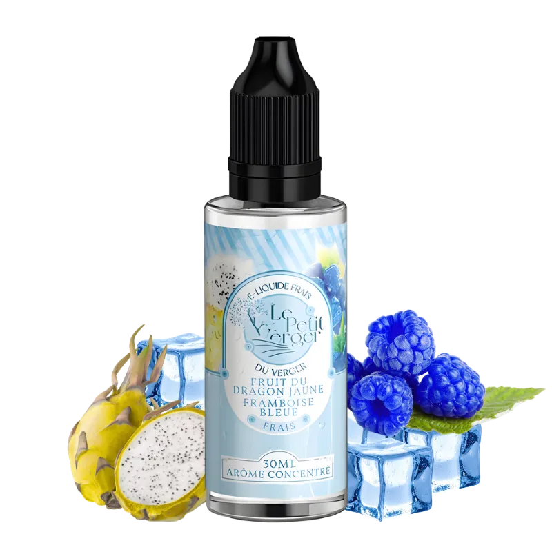 Arôme concentré 30ml Fruit du Dragon Jaune Framboise Bleue Frais - Le Petit Verger