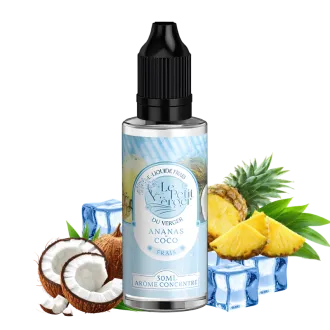 Arôme concentré 30ml Ananas Coco Frais - Le Petit Verger
