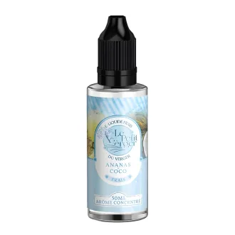 Arôme concentré 30ml Ananas Coco Frais - Le Petit Verger