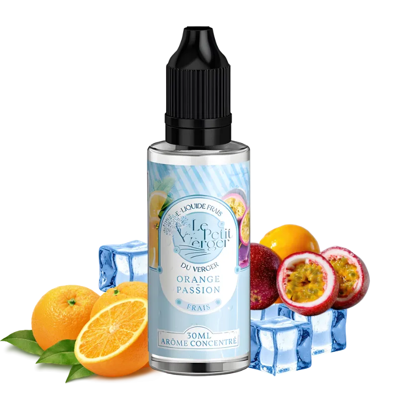 Arôme concentré 30ml Orange Passion Frais - Le Petit Verger