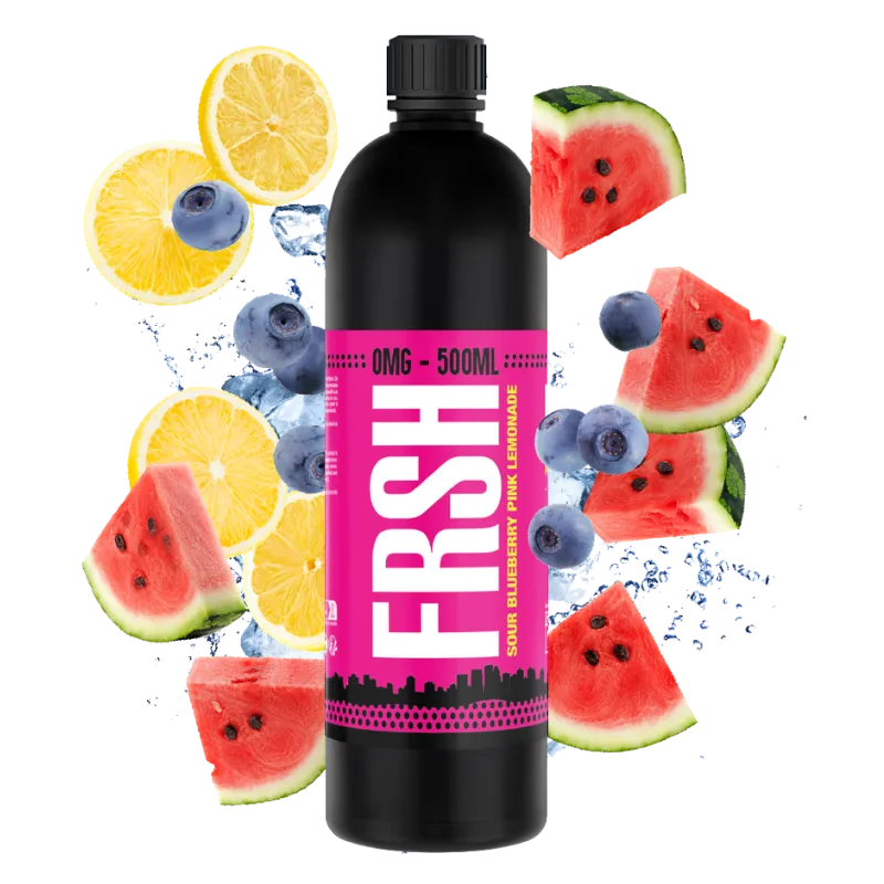 E-liquide 500ml - Sour Blueberry Pink Lemonade - Remix Frsh