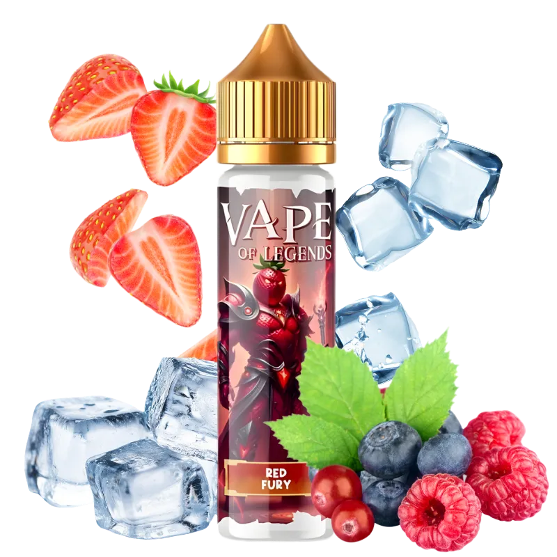 E-Liquide 50ml  Red Fury - Vape Of Legends