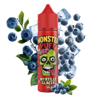 E-liquide Myrtille Glacée 50ml – Monster Puff