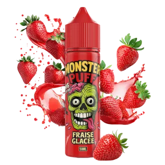 E-liquide Fraise Glacée 50ml – Monster Puff