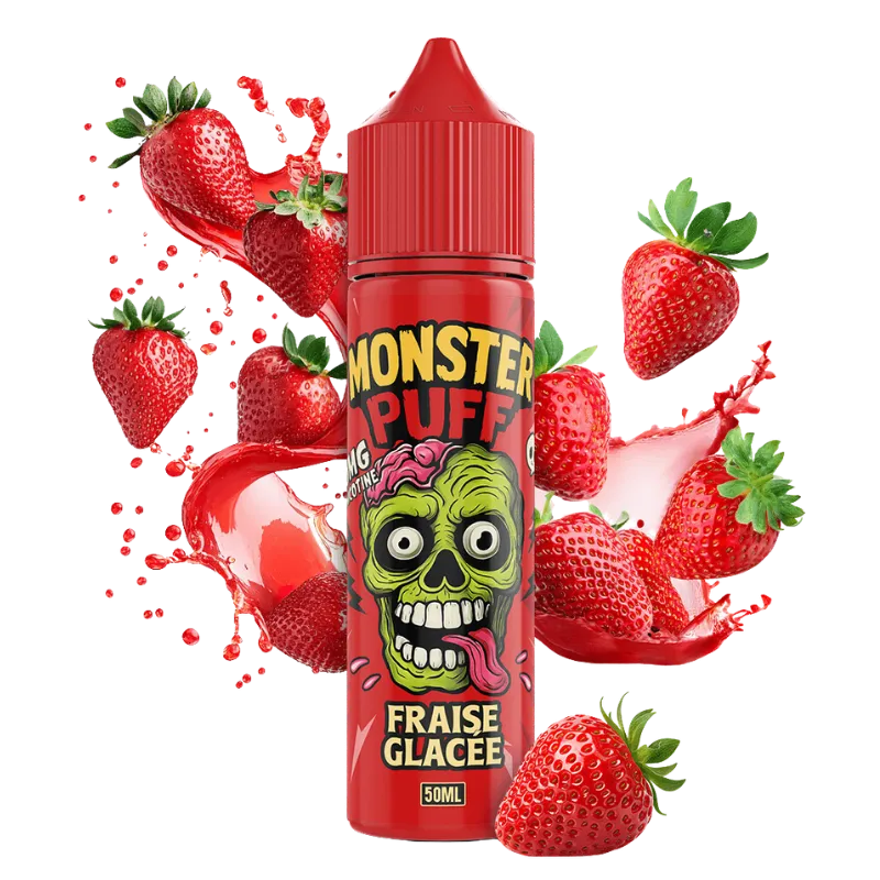 E-liquide Fraise Glacée 50ml – Monster Puff
