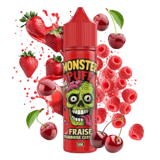 E-liquide Fraise Framboise Cerise Ice 50ml – Monster Puff