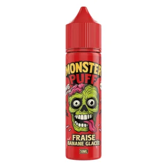 E-liquide Fraise Banane 50ml – Monster Puff