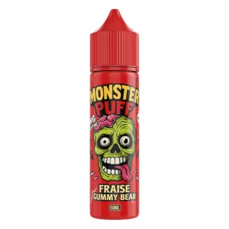 E-liquide Fraise Gummy Bear 50ml – Monster Puff