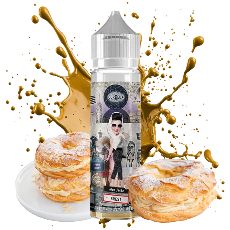 E-Liquide 50ml Alea Jacta Brest - Hexagone par Curieux