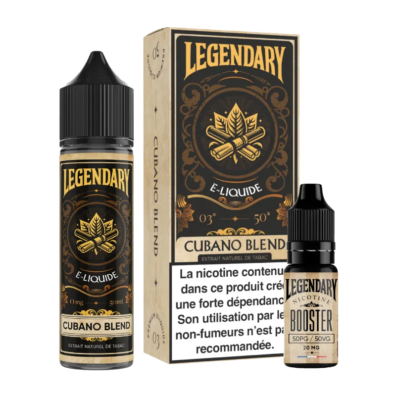 E-liquide 50ml Cubano Blend - Legendary