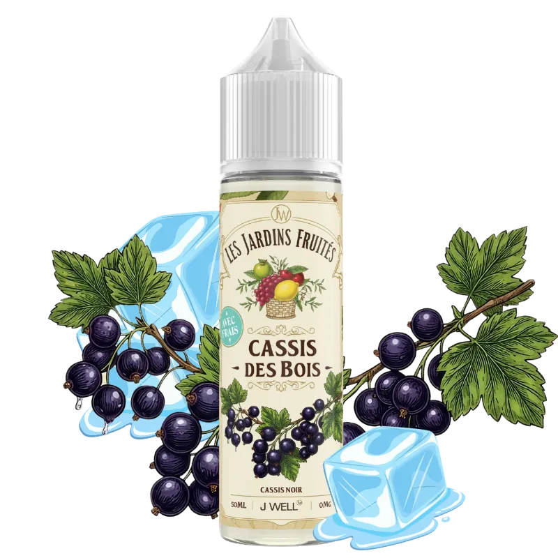 E-Liquide 50ml Cassis des Bois  - J WELL