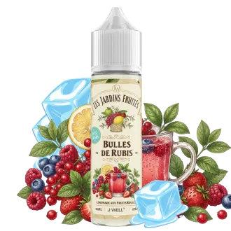 E-Liquide 50ml Bulles de Rubis  - J WELL