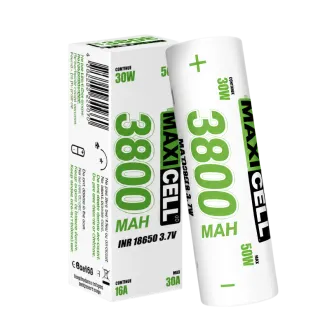 Accu 18650 MAXICELL - 3800mAh - INR 20A
