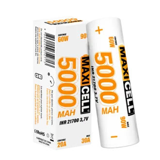 Accu 21700 MAXICELL - 5000mAh - INR 20A
