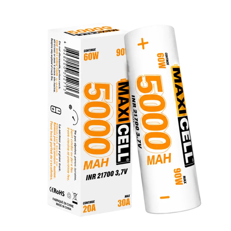 Accu 21700 MAXICELL - 5000mAh - INR 20A
