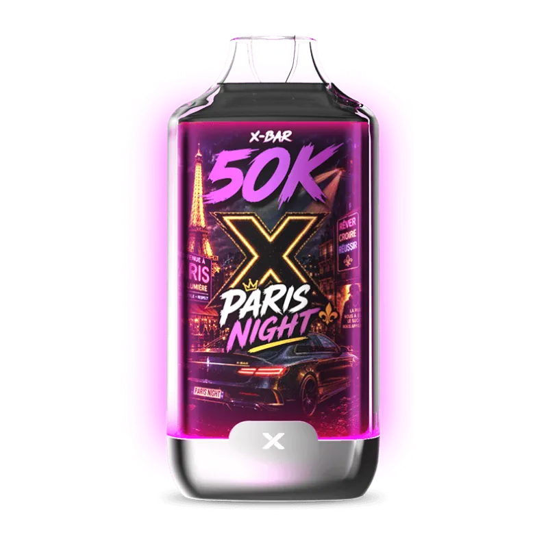 Puff Ice City 50K – Paris Night – Rechargeable I X-Bar