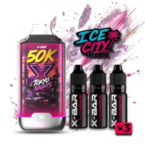 Puff Ice City 50K – Tokyo Nights  –  Rechargeable I X-Bar