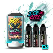 Puff Ice City 50K – Vice City Paradise  –  Rechargeable I X-Bar