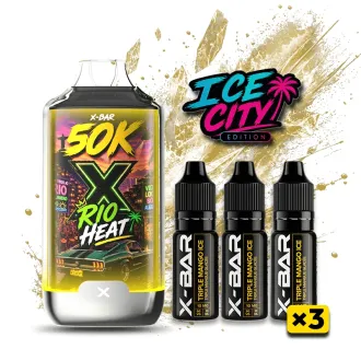 Puff Ice City 50K – Rio Heat  –  Rechargeable I X-Bar