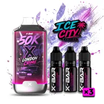 Puff Ice City 50K – London Crime  –  Rechargeable I X-Bar