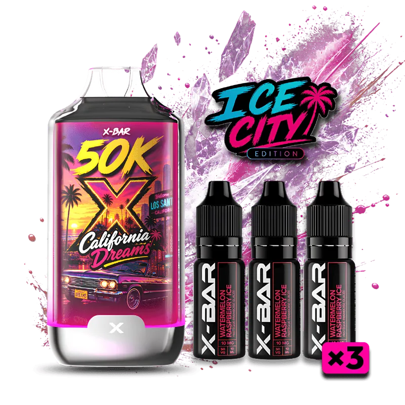 Puff Ice City 50K – California Dreams  –  Rechargeable I X-Bar