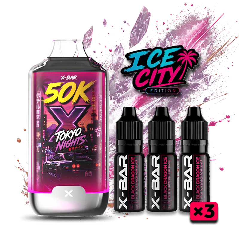 Puff Ice City 50K – Tokyo Nights  –  Rechargeable I X-Bar