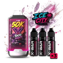 Puff Ice City 50K – Tokyo Nights  –  Rechargeable I X-Bar