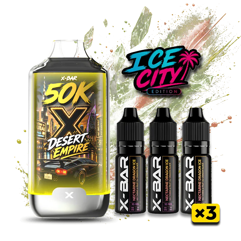 Puff Ice City 50K – Desert Empire – Rechargeable I X-Bar